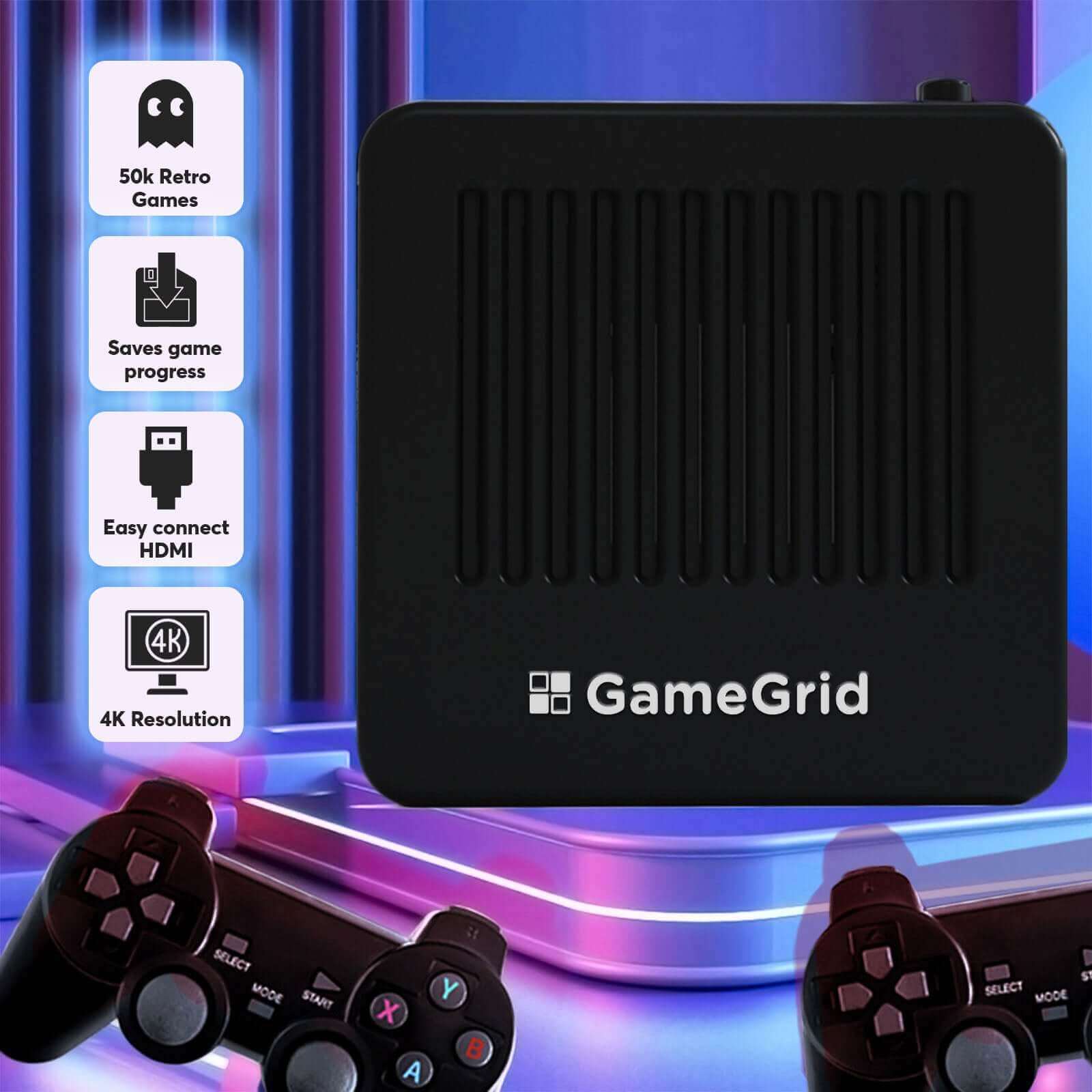 Game Grid + 2x Controllers (Wireless)